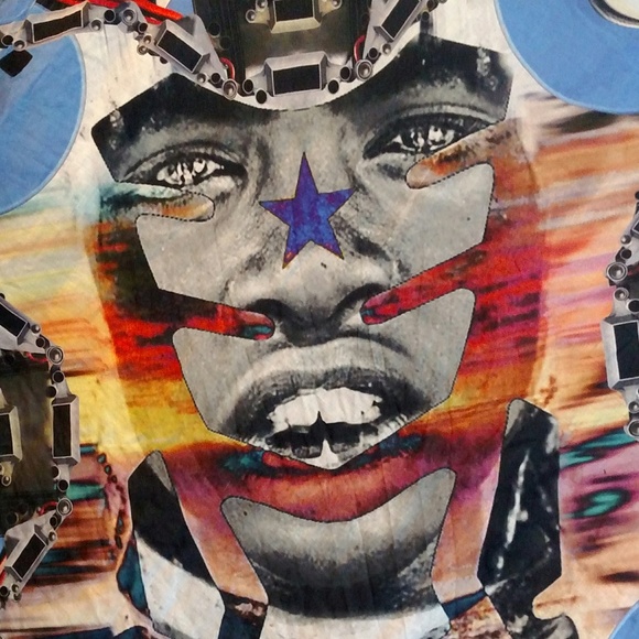 Givenchy Ricardo Tisci Tribal Robot Scarf, SS 2014 - Picture 3 of 8